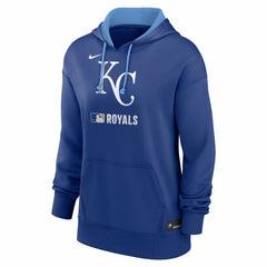Royal Kansas City Royals Nike Women's Authentic Collection Therma-FIT Hoodie
