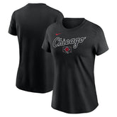 Black Chicago White Sox Nike Women's 2025 City Connect Wordmark T-Shirt