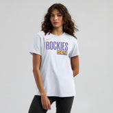 White Colorado Rockies Nike Women's 2025 City Connect Wordmark T-Shirt