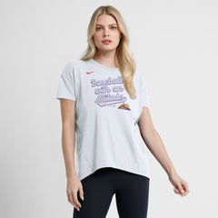 White Colorado Rockies Nike Women's 2025 City Connect Flowy Fashion Tri-Blend Dri-FIT T-Shirt