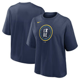 Navy Philadelphia Phillies Nike Women's City Connect Logo Boxy T-Shirt