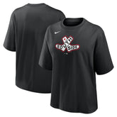 Black Chicago White Sox Nike Women's 2025 City Connect Logo Boxy T-Shirt