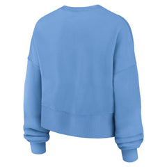 Light Blue St. Louis Cardinals Nike Women's Oversized High Hip Pullover Sweatshirt