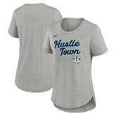 Heather Gray Houston Astros Nike Women's Script Tri-Blend T-Shirt