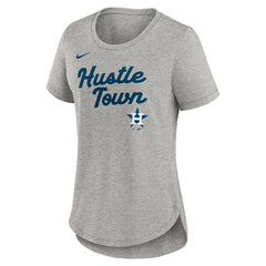 Heather Gray Houston Astros Nike Women's Script Tri-Blend T-Shirt