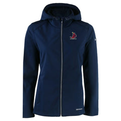 Navy St. Louis Cardinals Cutter & Buck Women's Cooperstown Collection Evoke Eco Softshell Recycled Full-Zip Jacket