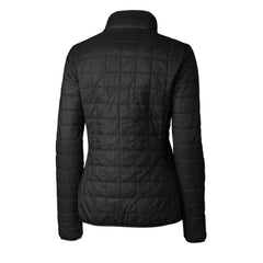 Black Pittsburgh Pirates Cutter & Buck Women's Rainier PrimaLoft Eco Insulated Full-Zip Puffer Jacket