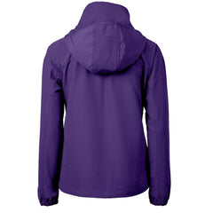 Purple Arizona Diamondbacks Cutter & Buck Women's Charter Eco Recycled Full-Zip Jacket