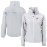 Gray New York Yankees Cutter & Buck Women's Cooperstown Collection Charter Eco Recycled Full-Zip Jacket