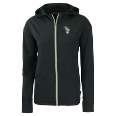 Black Athletics Cutter & Buck Women's Daybreak Eco Recycled Full-Zip Hoodie Jacket