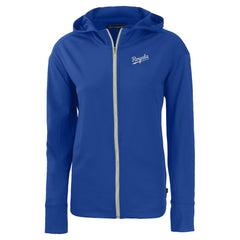 Royal Kansas City Royals Cutter & Buck Women's Daybreak Eco Recycled Full-Zip Hoodie Jacket