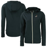Navy Los Angeles Dodgers Cutter & Buck Women's Daybreak Eco Recycled Full-Zip Hoodie Jacket