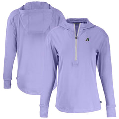 Purple Arizona Diamondbacks Cutter & Buck Women's Daybreak Eco Recycled Half-Zip Hoodie