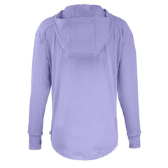 Purple Colorado Rockies Cutter & Buck Women's Daybreak Eco Recycled Half-Zip Hoodie