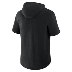 Black Pittsburgh Pirates Fanatics Clubhouse Optimal Play Raglan Hoodie T-Shirt