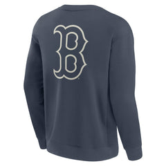 Blue Boston Red Sox Fanatics Elements Future Ground Lettering Pullover Sweatshirt