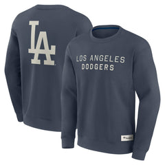 Blue Los Angeles Dodgers Fanatics Elements Future Ground Lettering Pullover Sweatshirt