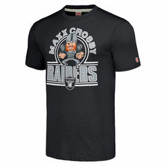 Maxx Crosby Homage Unisex Caricature Player Tri-Blend T-Shirt - Las Vegas Raiders T-shirts