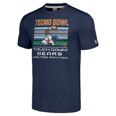 Walter Payton Homage Unisex Tecmo Bowl Retired Player Graphic Tri-Blend T-Shirt - Chicago Bears T-shirts