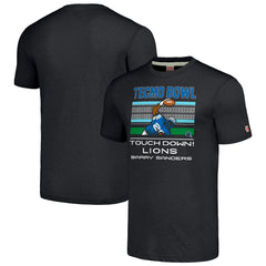 Barry Sanders Homage Unisex Tecmo Bowl Retired Player Graphic Tri-Blend T-Shirt - Detroit Lions T-shirts
