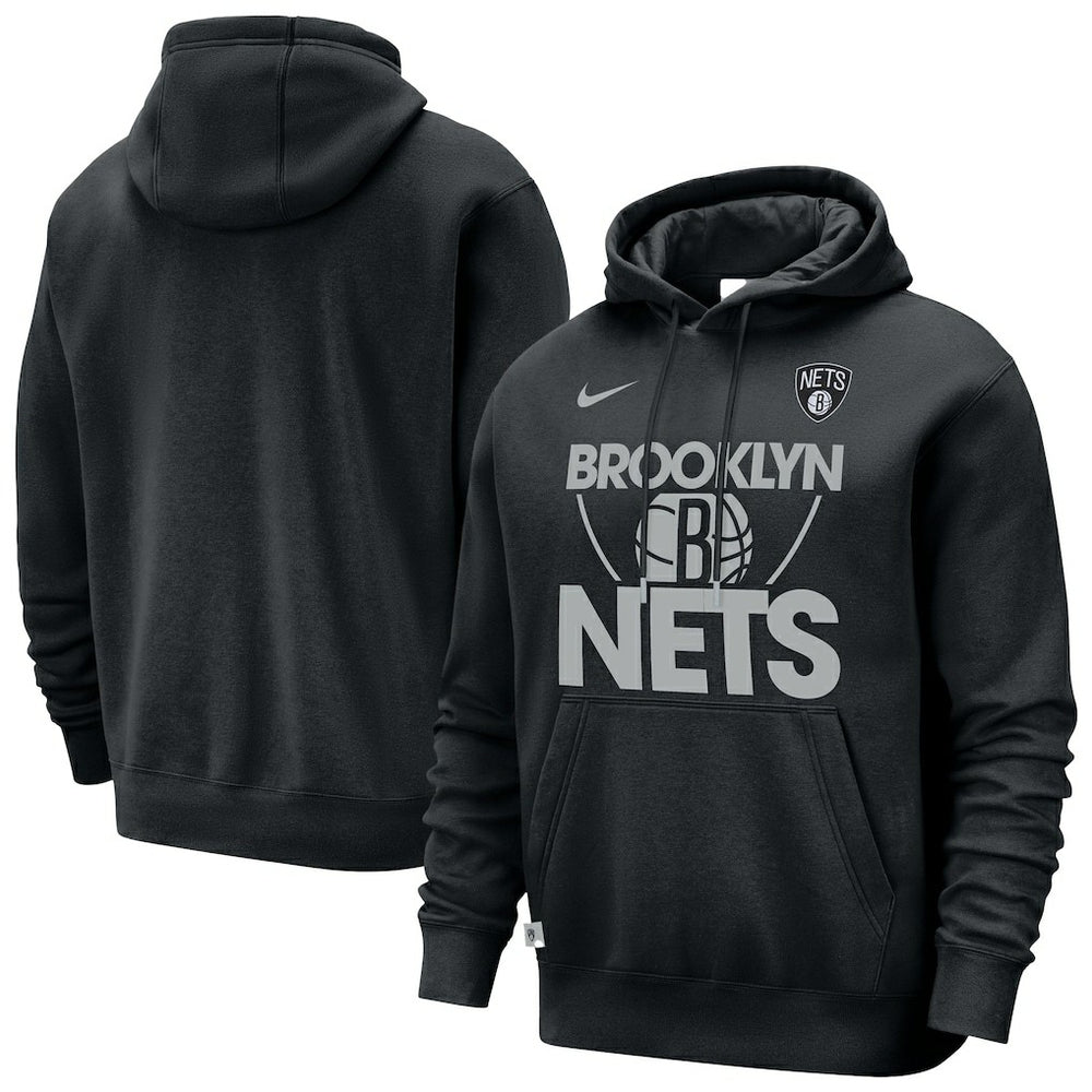 Nike Brooklyn Nets Courtside Club Pullover Hoodie
