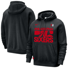 Nike Philadelphia 76ers Courtside Club Pullover Hoodie