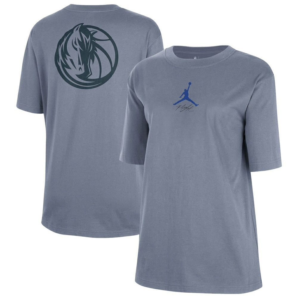 Dallas Mavericks Jordan Brand Women's Courtside Statement Edition Boyfriend T-Shirt sale