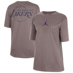 Los Angeles Lakers Jordan Brand Women's Courtside Statement Edition Boyfriend T-Shirt