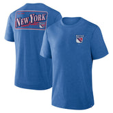 NHL New York Rangers Fanatics Fan Lanes Tri-Blend T-Shirt