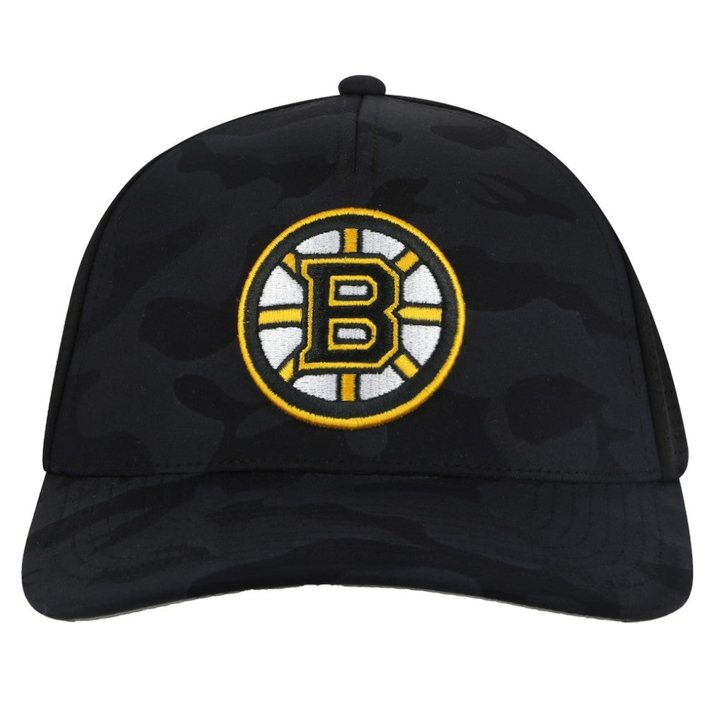 NHL Boston Bruins American Needle Valin Camo Super Tech Vented Adjustable Hat