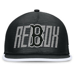 Black Boston Red Sox Fanatics Let's Glow Line Drive Snapback Hat
