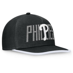 Black Philadelphia Phillies Fanatics Let's Glow Line Drive Snapback Hat