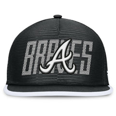 Black Atlanta Braves Fanatics Let's Glow Line Drive Snapback Hat