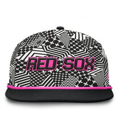 Black Boston Red Sox Fanatics Let's Glow Moon Shot Snapback Hat