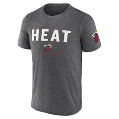 Miami Heat Logo Athletic Block Practice Performance T-Shirt