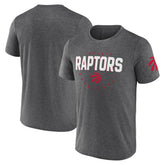 Toronto Raptors Logo Athletic Block Practice Performance T-Shirt