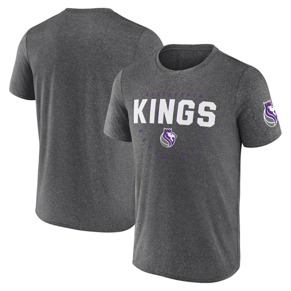 Sacramento Kings Logo Athletic Block Practice Performance T-Shirt