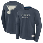 NHL St. Louis Blues Fanatics Elements Future Ground Lettering Pullover Sweatshirt