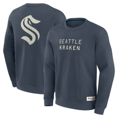 NHL Seattle Kraken Fanatics Elements Future Ground Lettering Pullover Sweatshirt