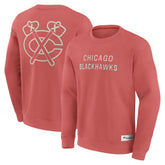 NHL Chicago Blackhawks Fanatics Elements Future Ground Lettering Pullover Sweatshirt