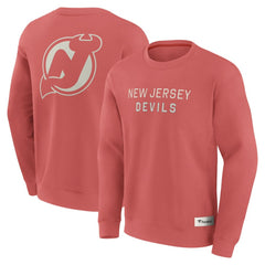 NHL New Jersey Devils Fanatics Elements Future Ground Lettering Pullover Sweatshirt