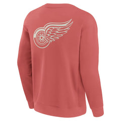 NHL Detroit Red Wings Fanatics Elements Future Ground Lettering Pullover Sweatshirt