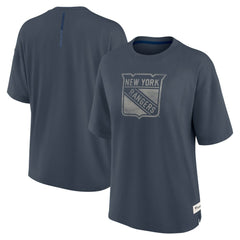 NHL New York Rangers Fanatics Women's Oversized Elements Raw Edge Future Ground T-Shirt