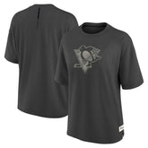 NHL Pittsburgh Penguins Fanatics Women's Oversized Elements Raw Edge Future Ground T-Shirt
