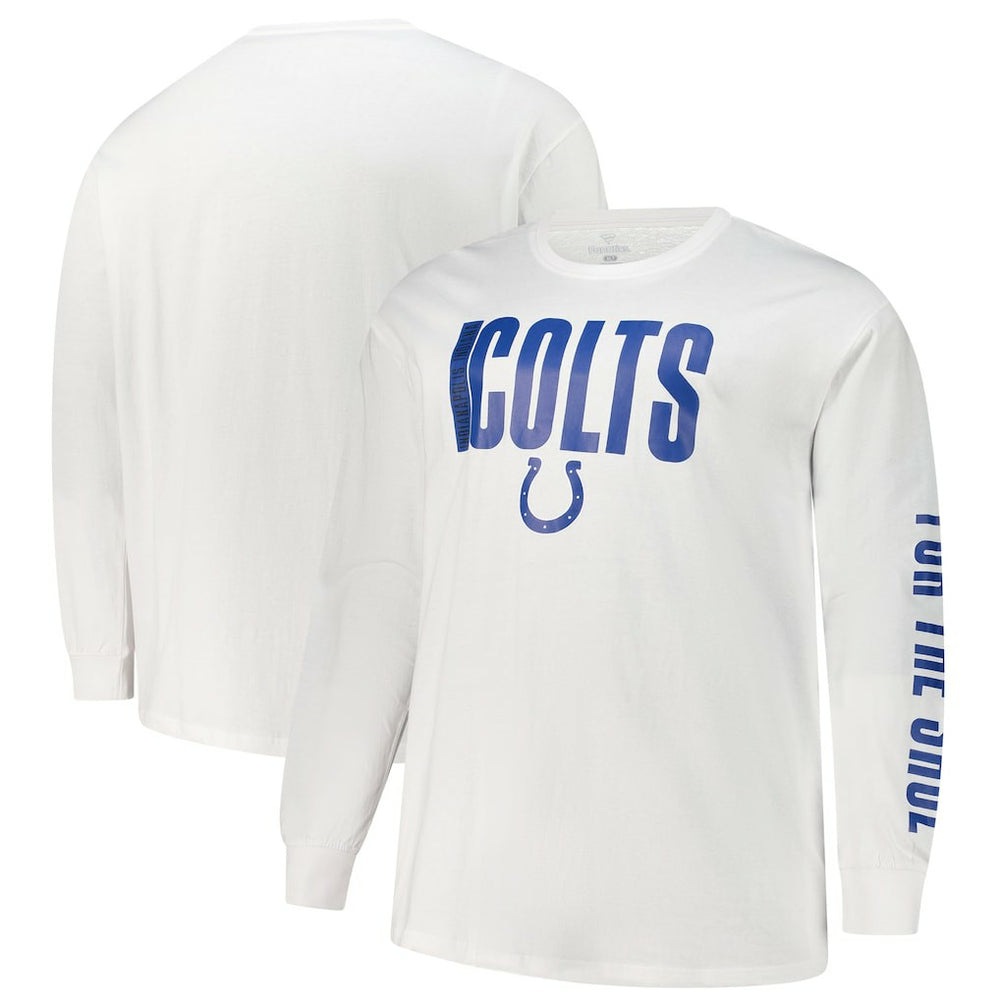 Big & Tall Vision Long Sleeve T-Shirt - Indianapolis Colts T-shirts