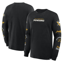 NHL Pittsburgh Penguins Fanatics Boxed In Legacy Long Sleeve T-Shirt