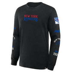 NHL New York Rangers Fanatics Boxed In Legacy Long Sleeve T-Shirt