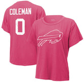 Keon Coleman Majestic Threads Women's Name & Number T-Shirt - Buffalo Bills T-shirts