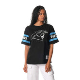 The Wild Collective Women's Drop Shoulder T-Shirt - Carolina Panthers T-shirts