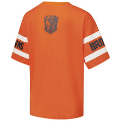 The Wild Collective Women's Drop Shoulder T-Shirt - Cleveland Browns T-shirts